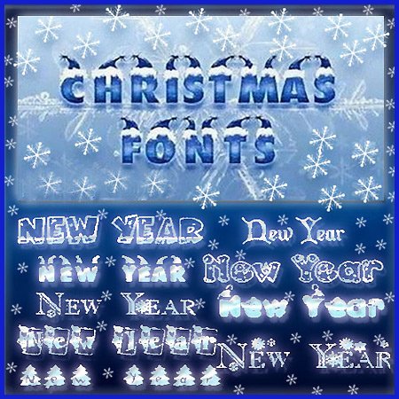 Christmas fonts -    