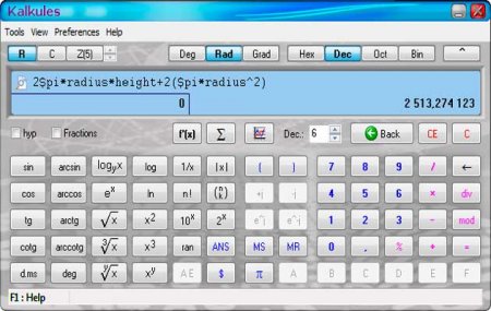 Kalkules 1.9.0.19 + Portable -   