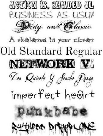 Fonts - collection of various fonts